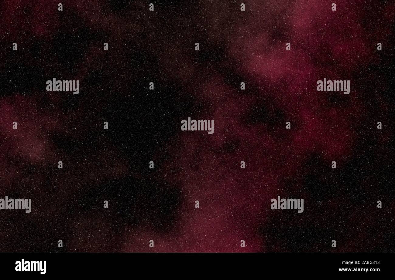 Digitale Hintergrund rot und schwarz Wallpaper wie der Himmel mit Sternen wie die Milchstraße gemacht Stockfoto