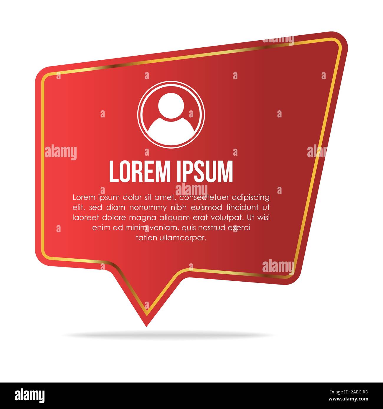 Kreative testimonials Vorlage mit unterschiedlichen Formen. Testimonial Sprechblase Konzept, Kundenfeedback Infografik für Anwendung und Website. Stock Vektor