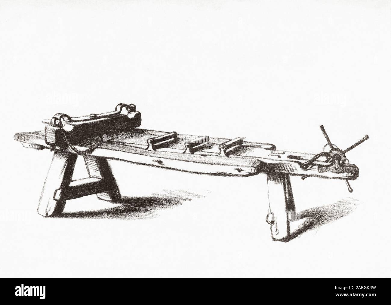 Streckbank folter Fotos und Bildmaterial in hoher Auflösung Alamy