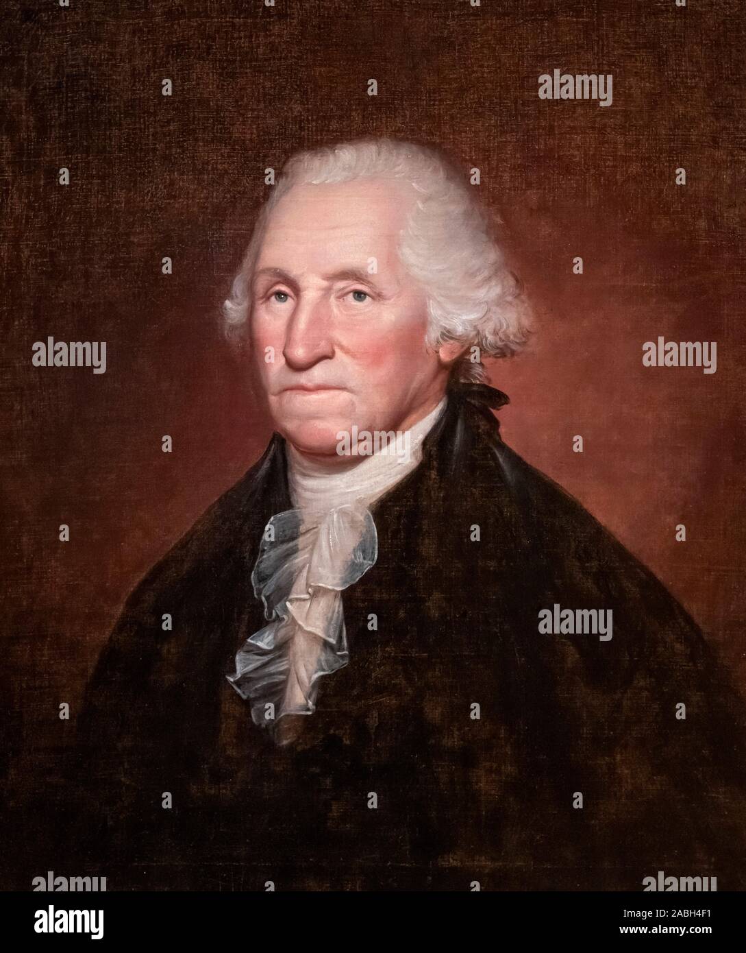 George Washington von Rembrandt Peale, Öl auf Leinwand, 1795. Die Gadsden-Morris - Clarke Portrait. Stockfoto