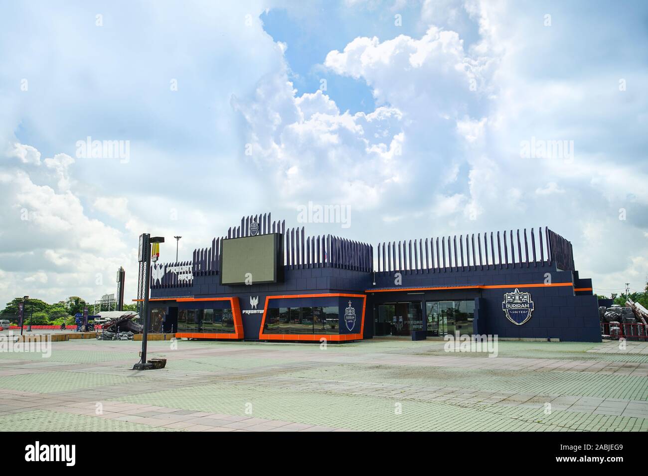 Buriram, Thailand - 11. Oktober 2019: Predator Arena die Arena von buriram United E-Sport Team in der Provinz Buriram Thailand. Stockfoto