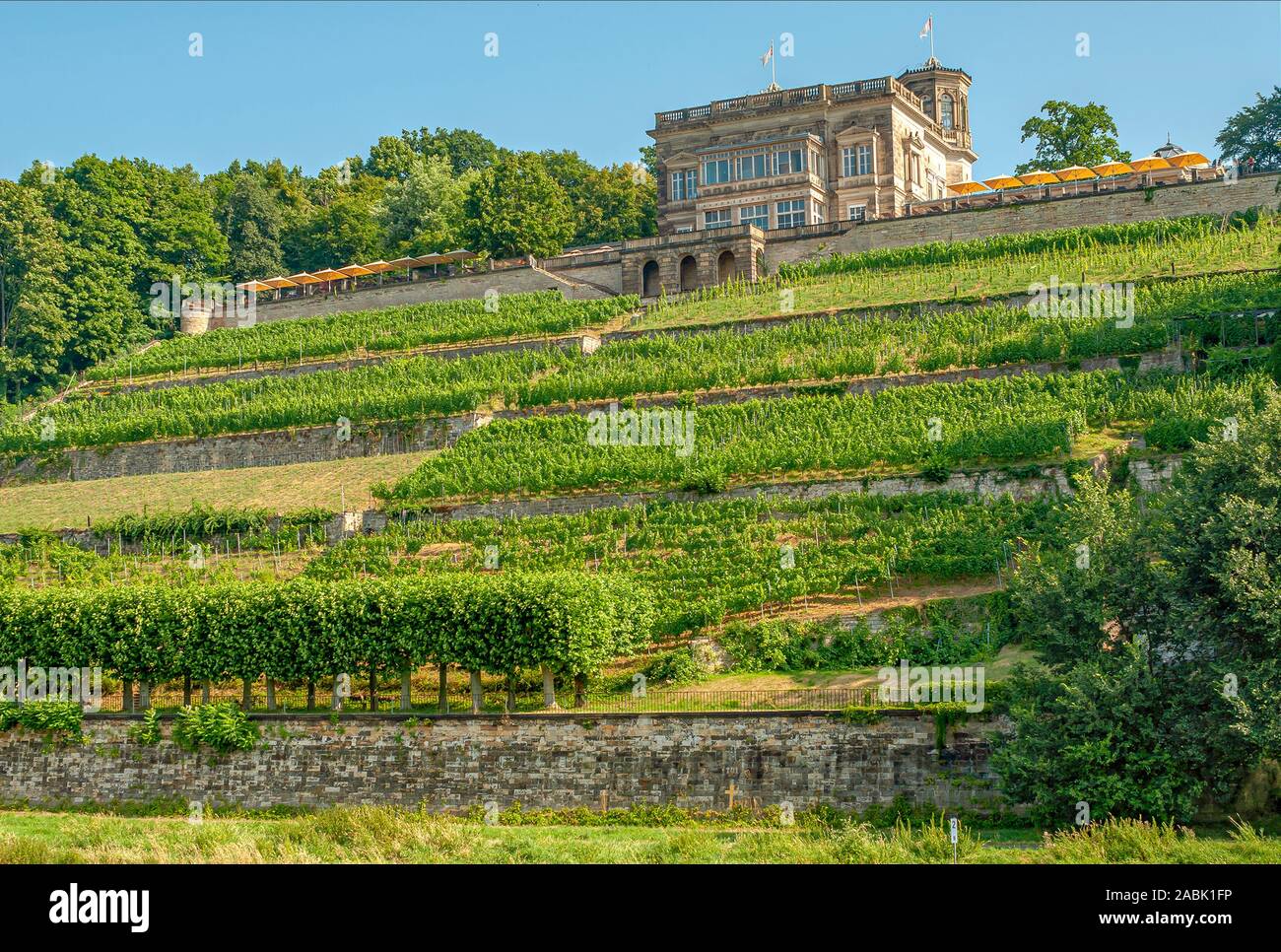 Lignerschloss (Schloss) in Dresden Elbe River Valley, Sachsen, Deutschland Stockfoto