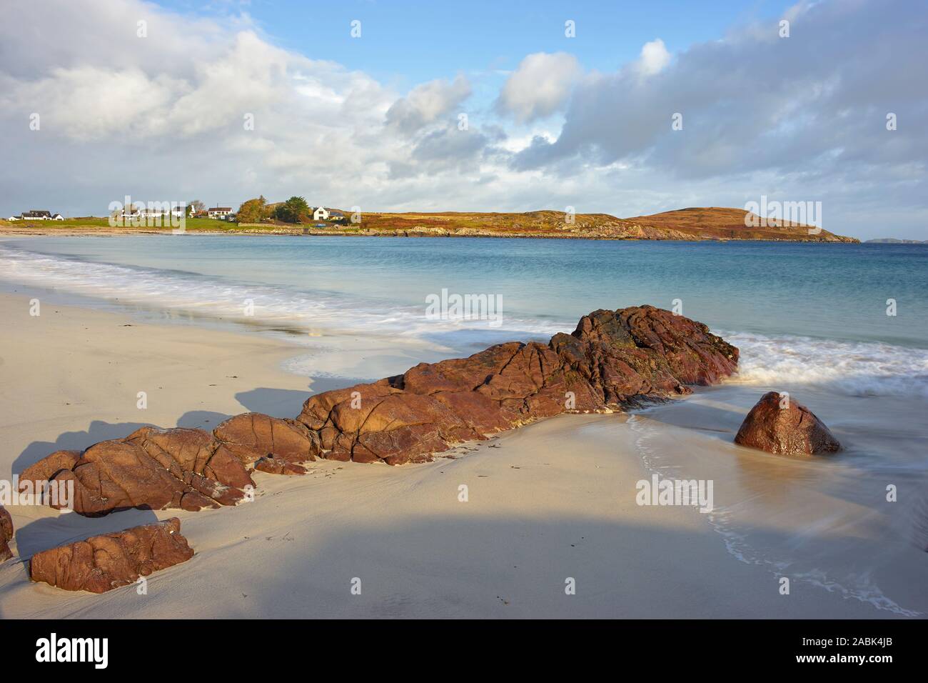 Mellon Udrigle Strand, Gruinard Bay, Wester Ross, Highland, Schottland Stockfoto