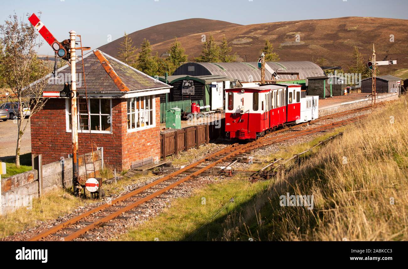 Die Leadhills and Wanlockhead Railway, eine 2 ftSchmalspurbahn in