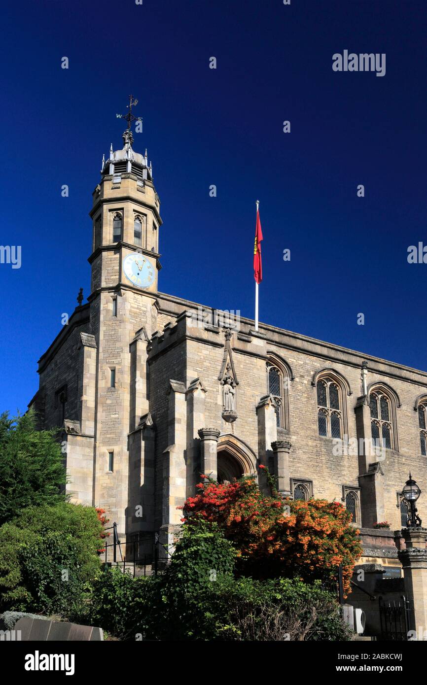 Die Browne Krankenhaus, Broad Street, Stamford Town, Lincolnshire, England, Großbritannien Stockfoto