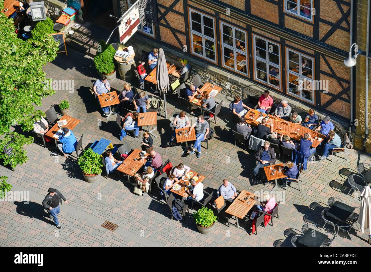 Brauhaus, Marktkirchhof, Goslar, Niedersachsen, Deutschland Stockfoto