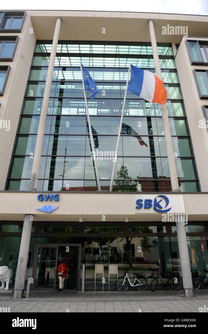 Generalkonsulat von Frankreich an Heimeranstraße im Münchner Westend. [Automatisierte Übersetzung] Stockfoto