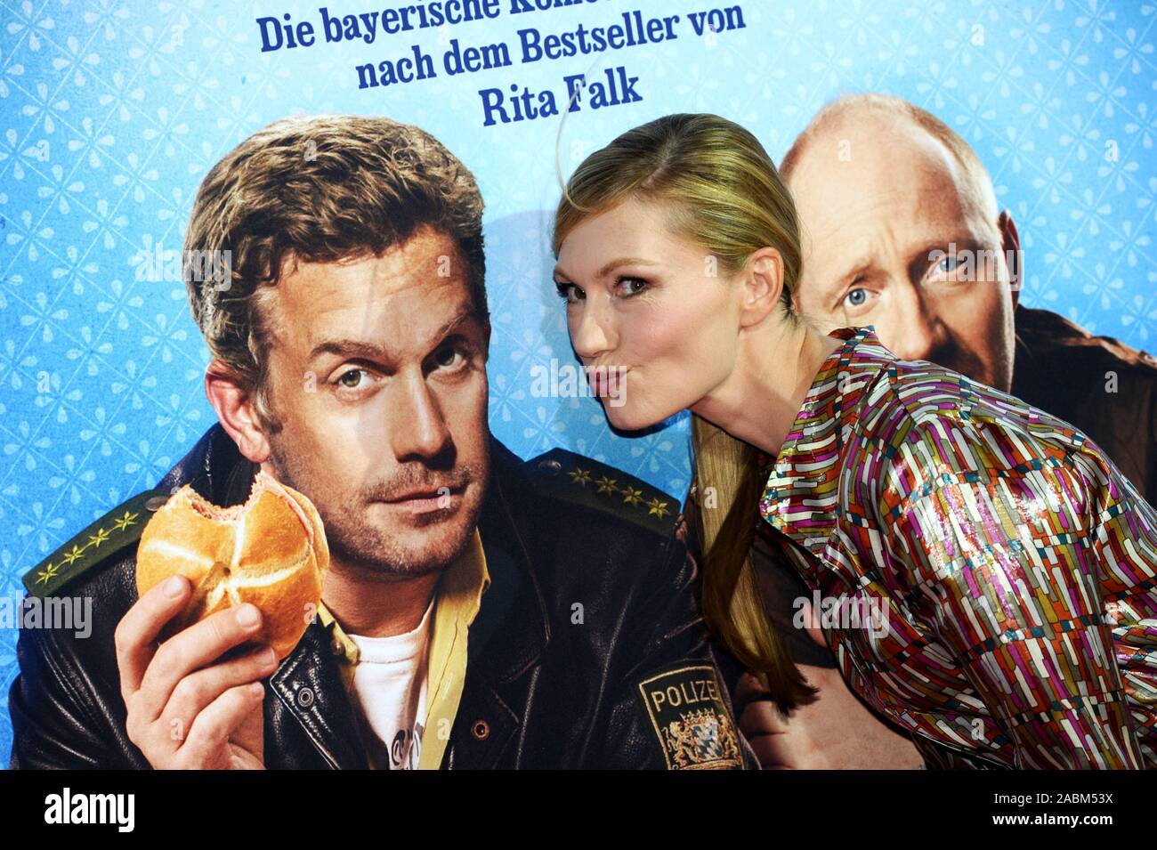 Johanna Christine Gehlen, Ehefrau von Schauspieler Sebastian Bezzel, bei der Premiere des Bayerischen Regionalkrimi "Leberkäsjunkie" im Mathäser Filmpalast. [Automatisierte Übersetzung] Stockfoto