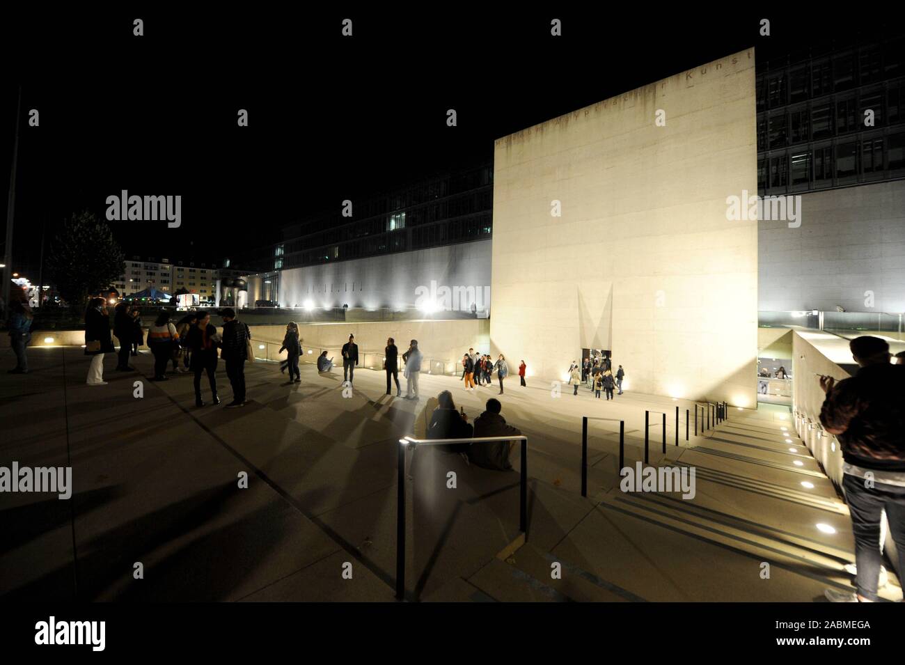 Lange Nacht der Museen in München. Hier ist das Staatliche Museum Ägyptischer Kunst [automatisierte Übersetzung] Stockfoto