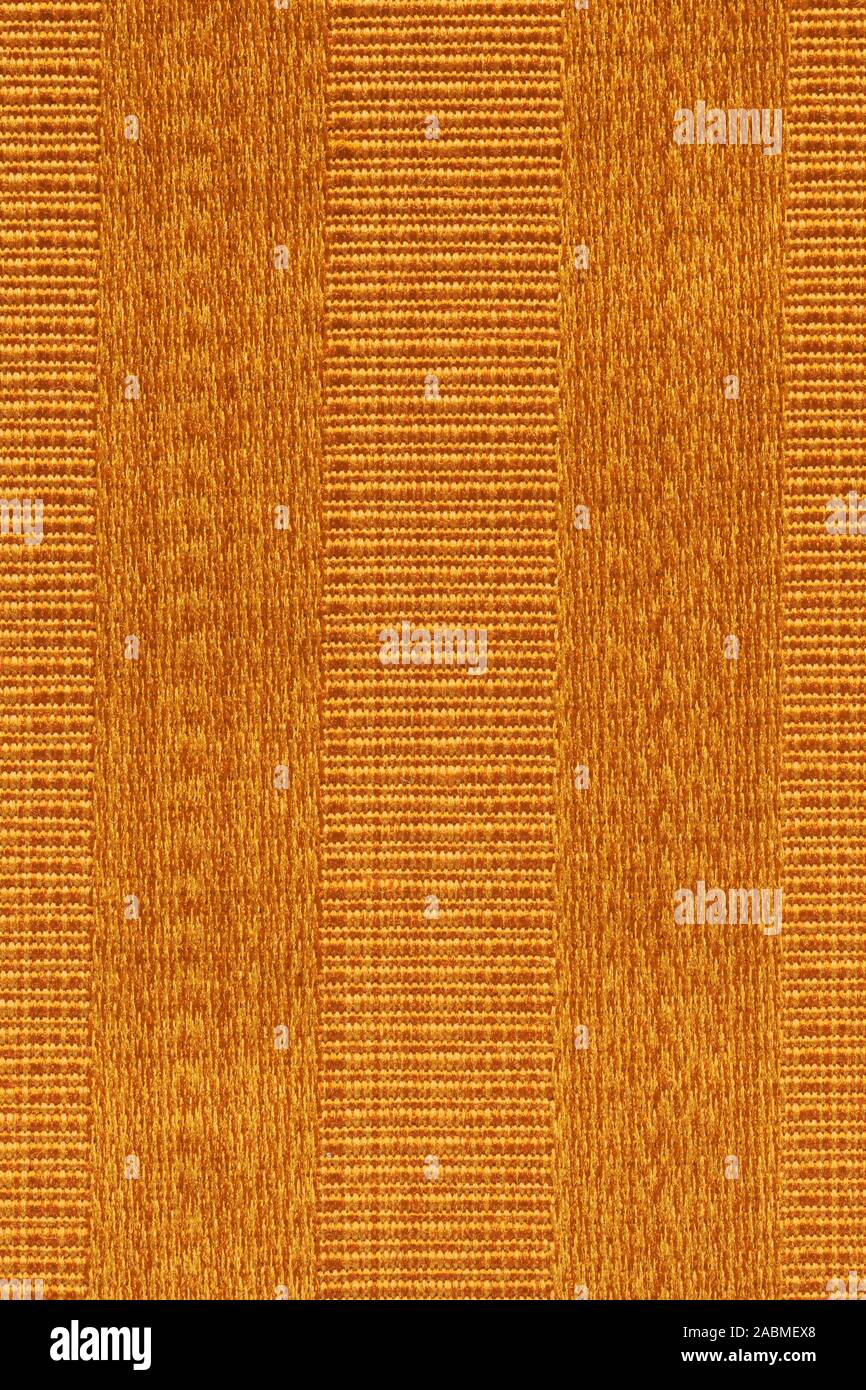 Fabric gestreiften Hintergrund. Red Faserstruktur polyester Close-up. Ein feines Korn roter Stoff fühlte. Stockfoto