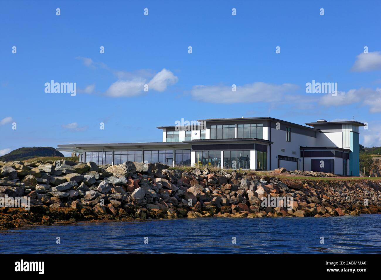 Portavadie Spa & Freizeit Komplex an der world class Marina auf Scotlands Westküste Stockfoto