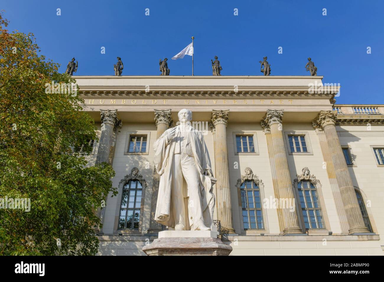 Hauptgebäude, Humboldt-Universität, Unter den Linden, Mitte, Berlin, Deutschland Stockfoto