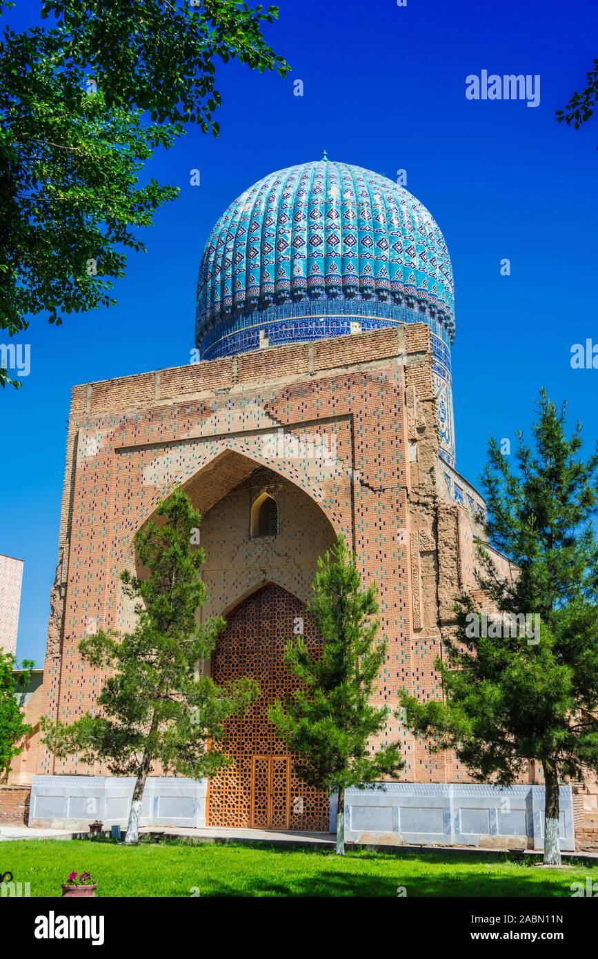 Bibi-Khanym Moschee in Samarkand, Usbekistan. Stockfoto