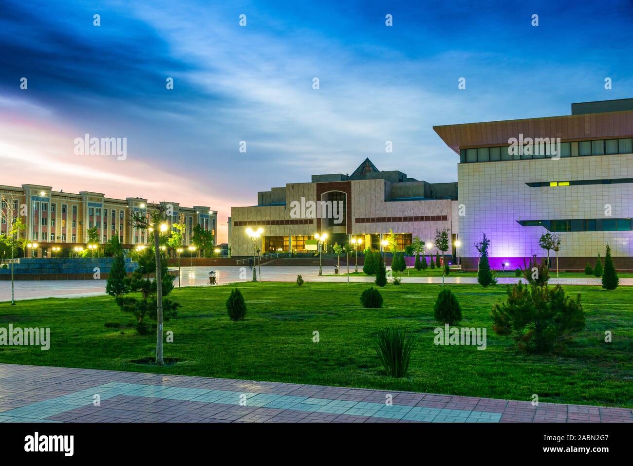 Das Staatliche Museum der Republik Karakalpakstan in Hauptstadt-territorium, Usbekistan Stockfoto