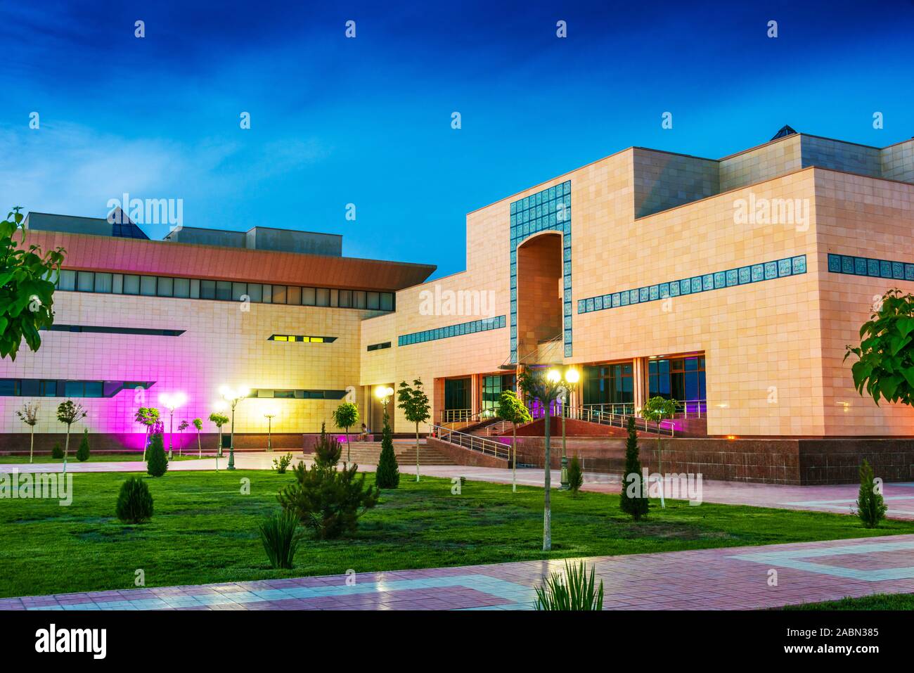 Das Staatliche Museum der Republik Karakalpakstan in Hauptstadt-territorium, Usbekistan Stockfoto