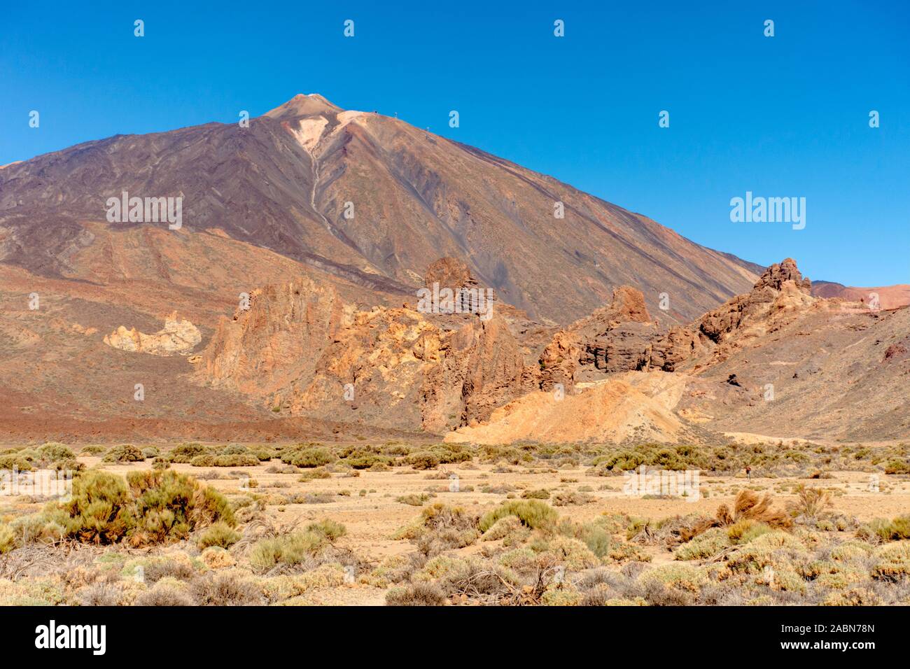 Vulkanlandschaft im Nationalpark Teide, Teneriffa Stockfoto