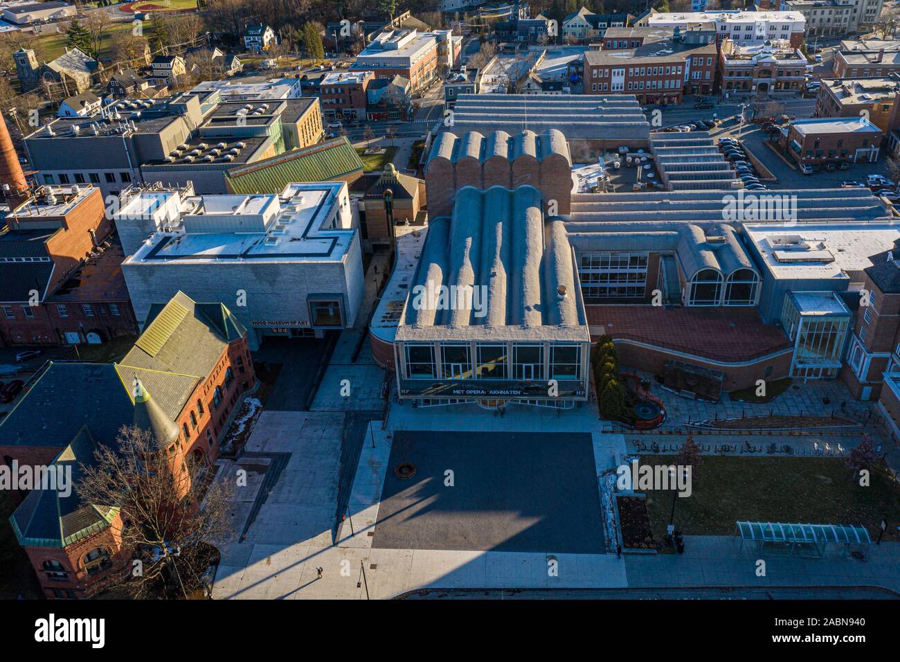 Hopkins Center für die Künste, Dartmouth College, Hanover, NH Stockfoto