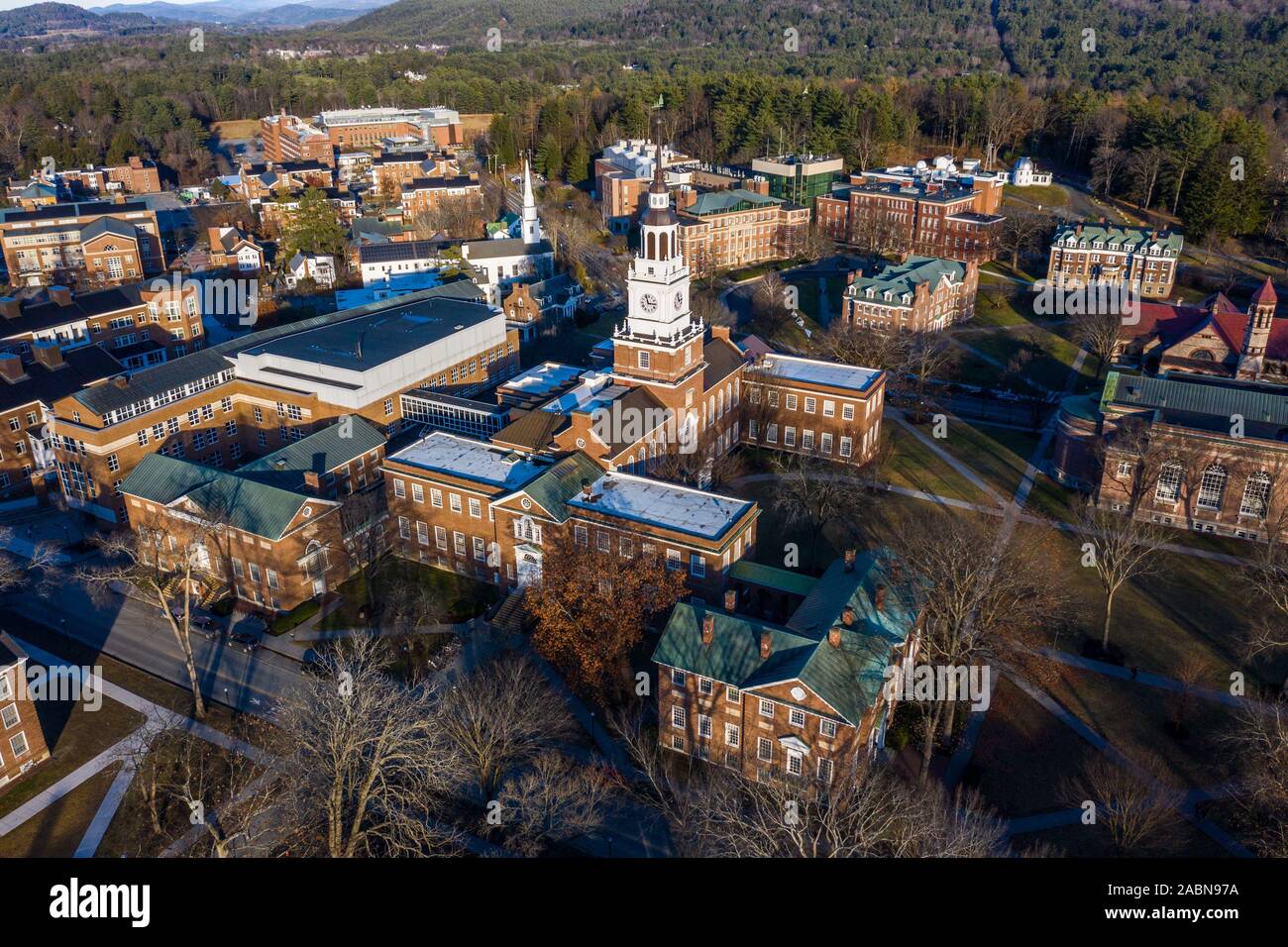 Baker-Berry Bibliothek, Dartmouth College, Hanover, NH Stockfoto