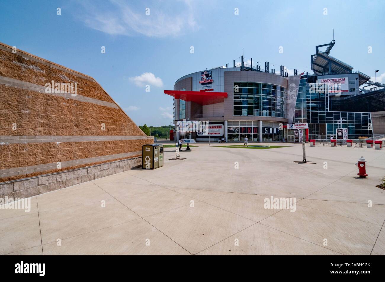 Gillette Stadium, Heimstadion der New England Patriots Stockfoto