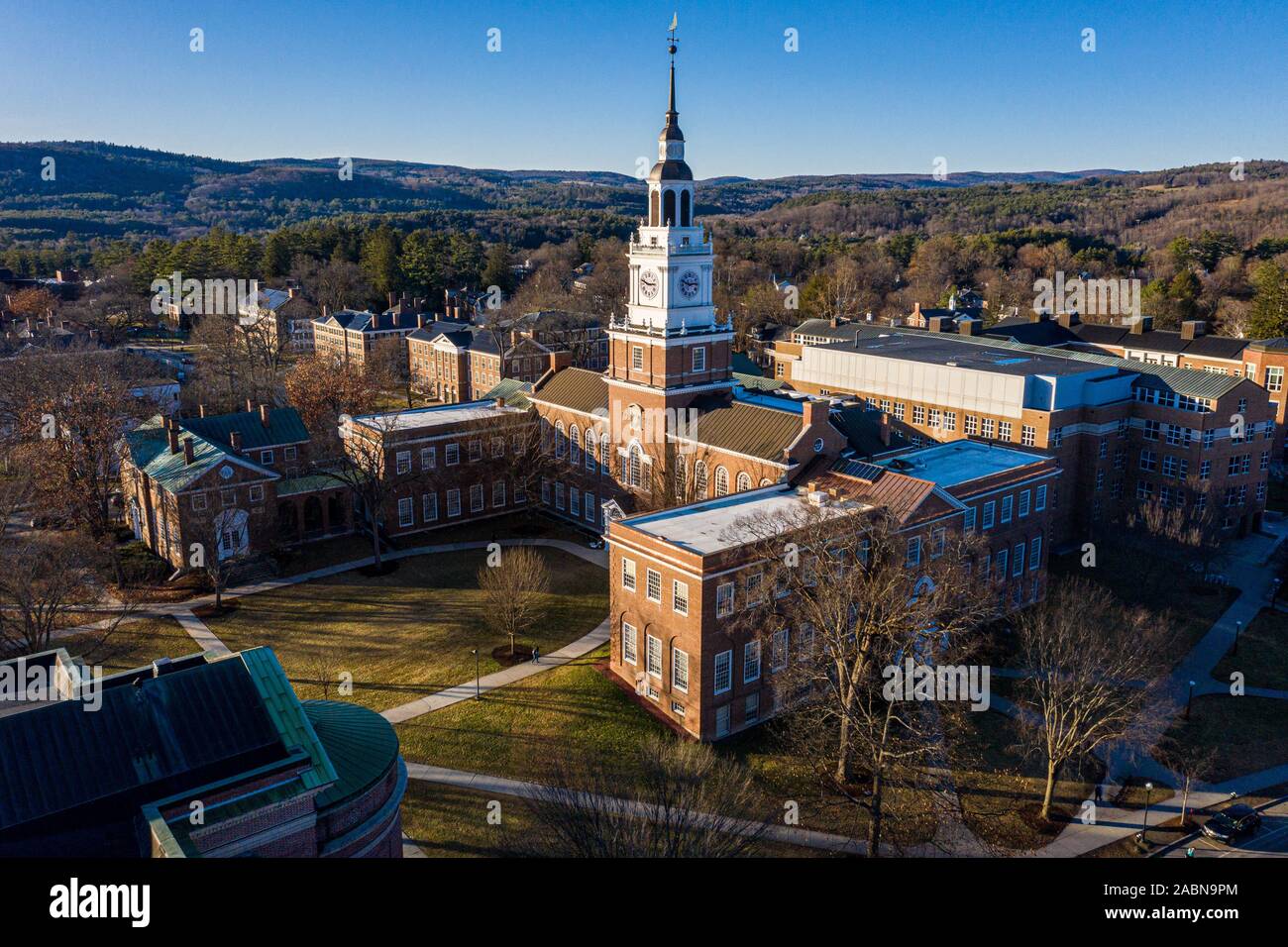 Baker-Berry Bibliothek, Dartmouth College, Hanover, NH Stockfoto