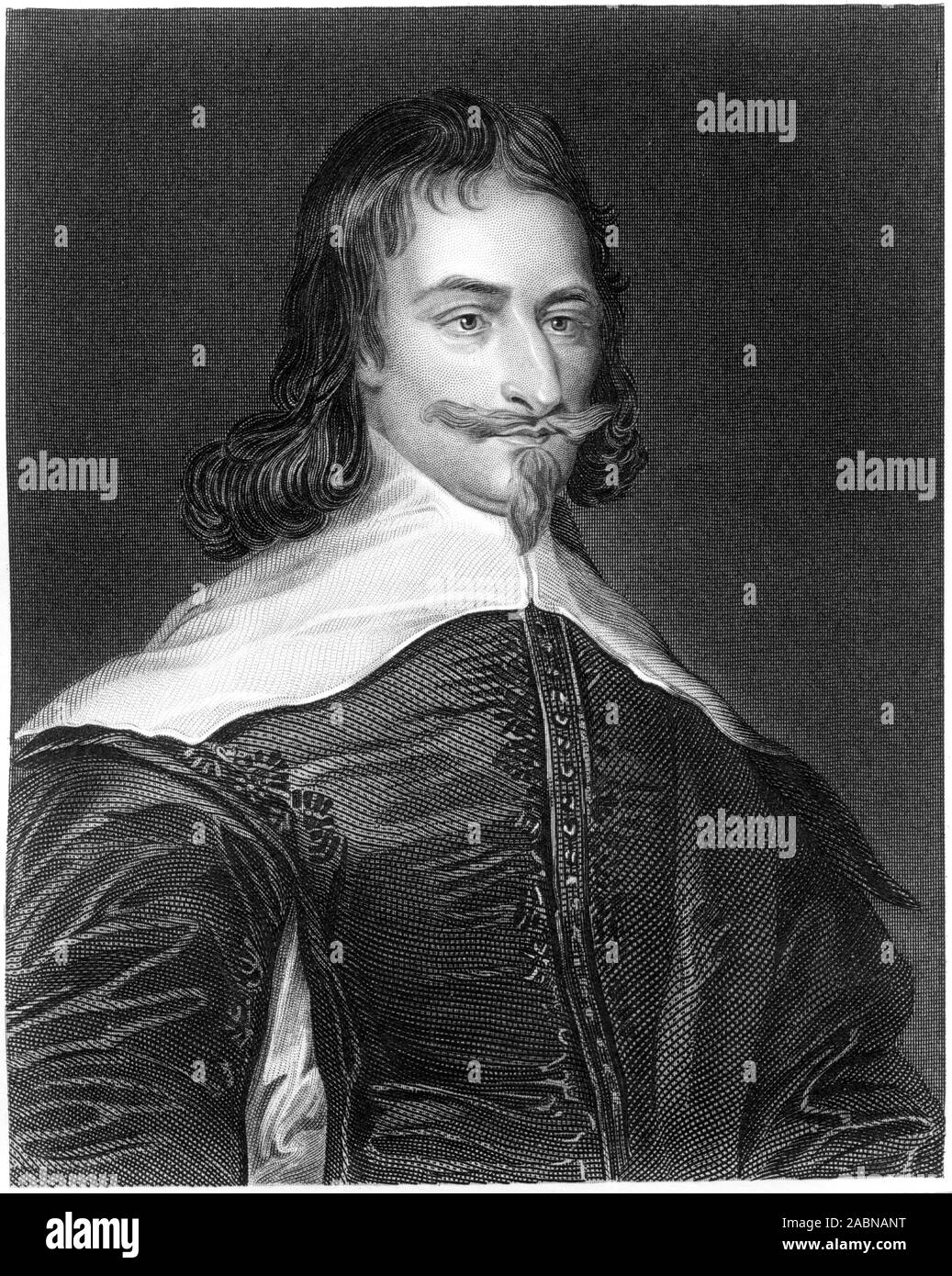 Ein Kupferstich von Archibald, ersten Marquis von Argylls umkreisen 1661 gescannt und in hoher Auflösung aus einem Buch im Jahre 1859 gedruckt. Glaubten copyright frei. Stockfoto