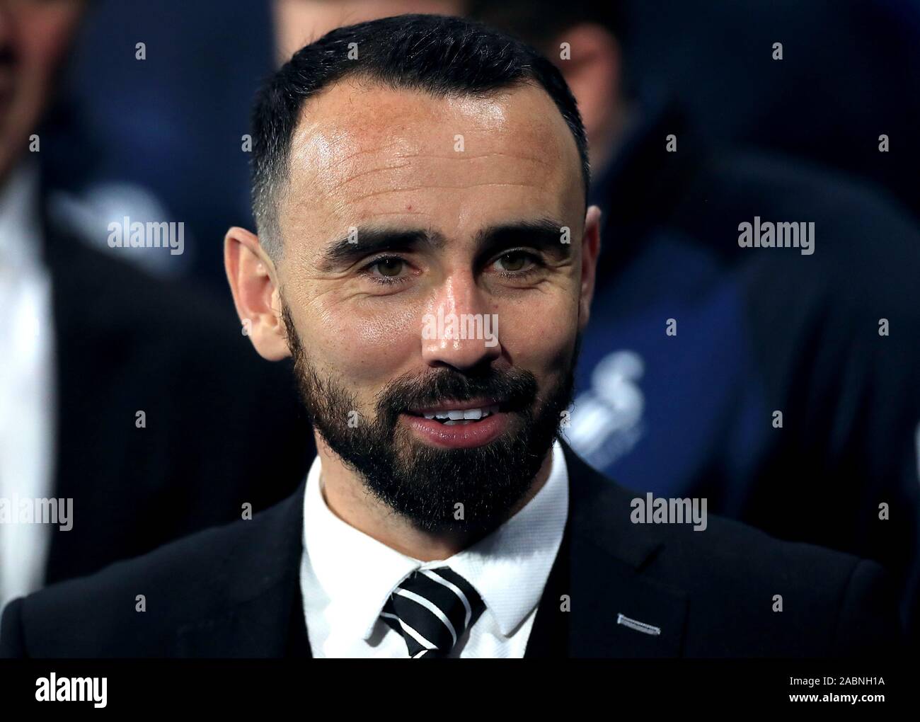 Swansea City Sporting Director Leon Britton während der Sky Bet Championship match bei John Smith's Stadion, Huddersfield Stockfoto