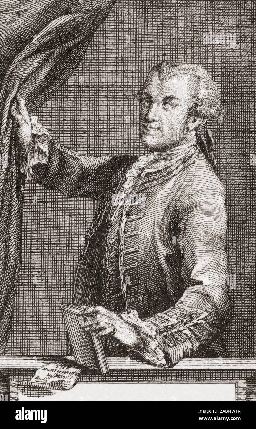 John Wilkes, 1725 - 1797. Englisch radikale, Journalist und Politiker. Stockfoto
