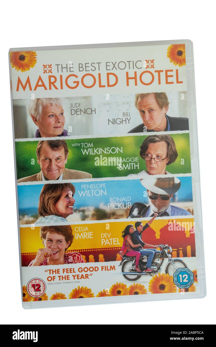 Die besten exotischen Marigold Hotel DVD-Ausschnitt Stockfoto