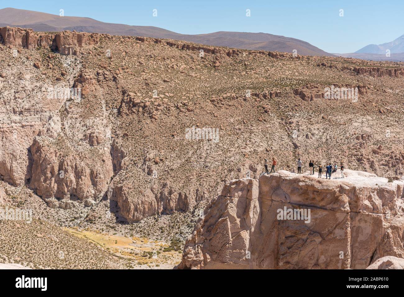 Valle de las Rocas, Piedras Rocas, Mirador de Cañon, südlichen Altiplano, in Bolivien, in Lateinamerika Stockfoto