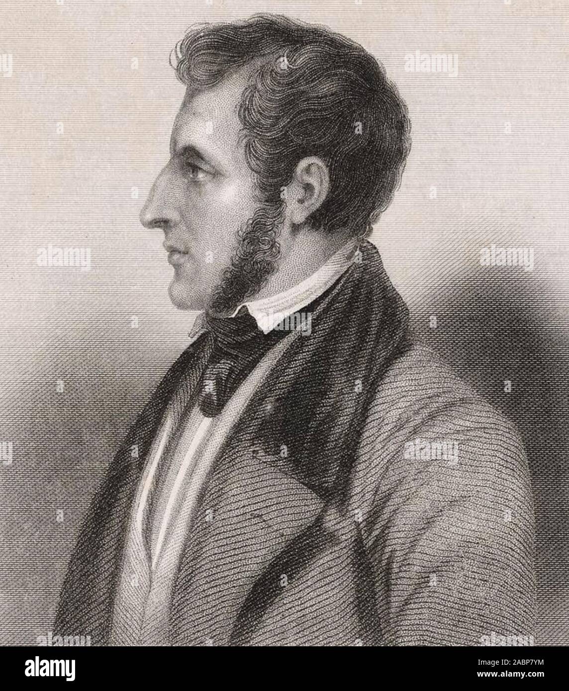 ALESSANDRO MANZONI (1785-1873), italienischer Dichter und Schriftsteller Stockfoto