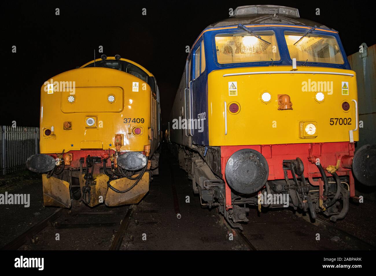 Englisch Loks/Züge Stockfoto