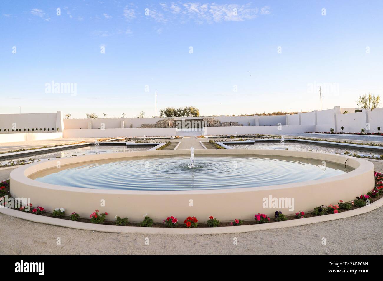 GRANDAGAVE GRAND AGAVE lokale de bodas. Fuente de Agua. Wasser Quelle (Foto: LuisGutierrez/NortePhoto) Stockfoto