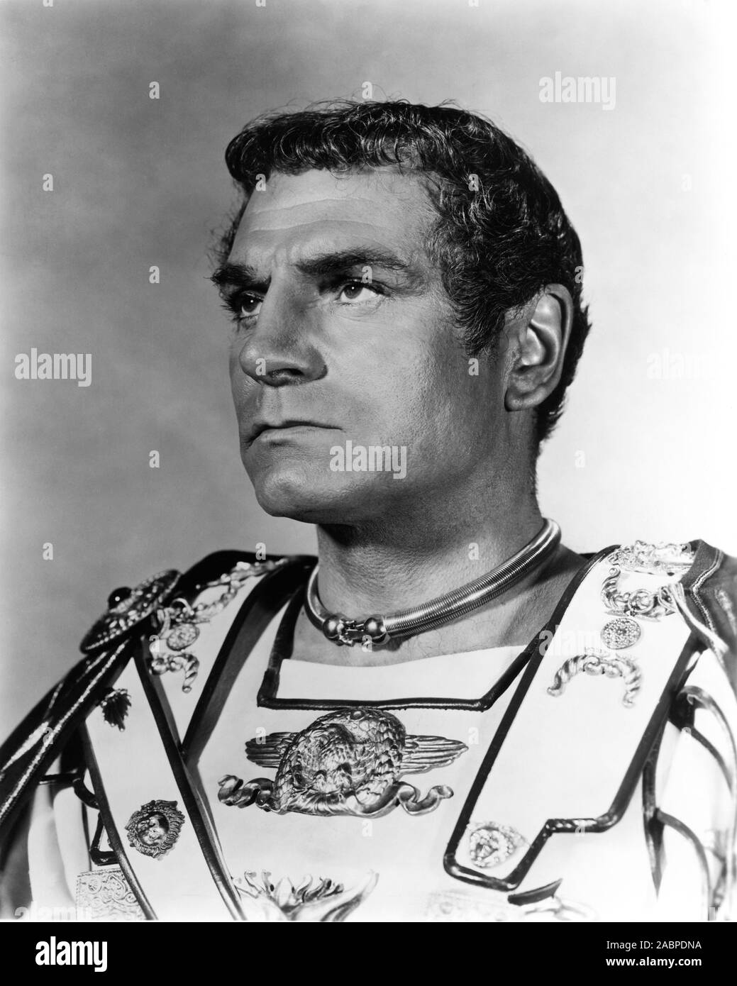 LAURENCE OLIVIER Portrait als Crassus in SPARTACUS 1960 Regisseur STANLEY KUBRICK Roman Howard Schnell Drehbuch Dalton Trumbo ausführender Produzent Kirk Douglas Bryna Produktionen/Universal Pictures Stockfoto