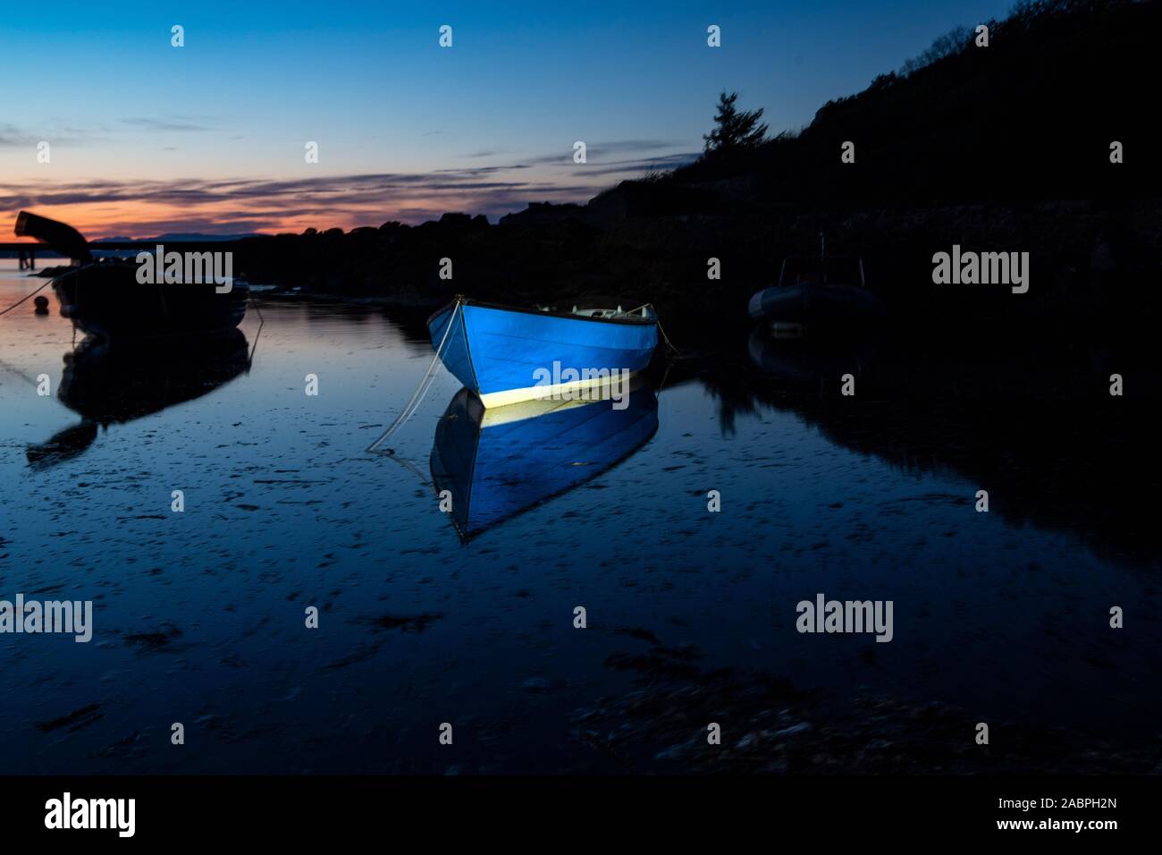 Leichte Formen auf Elemente in der Landschaft Stockfoto