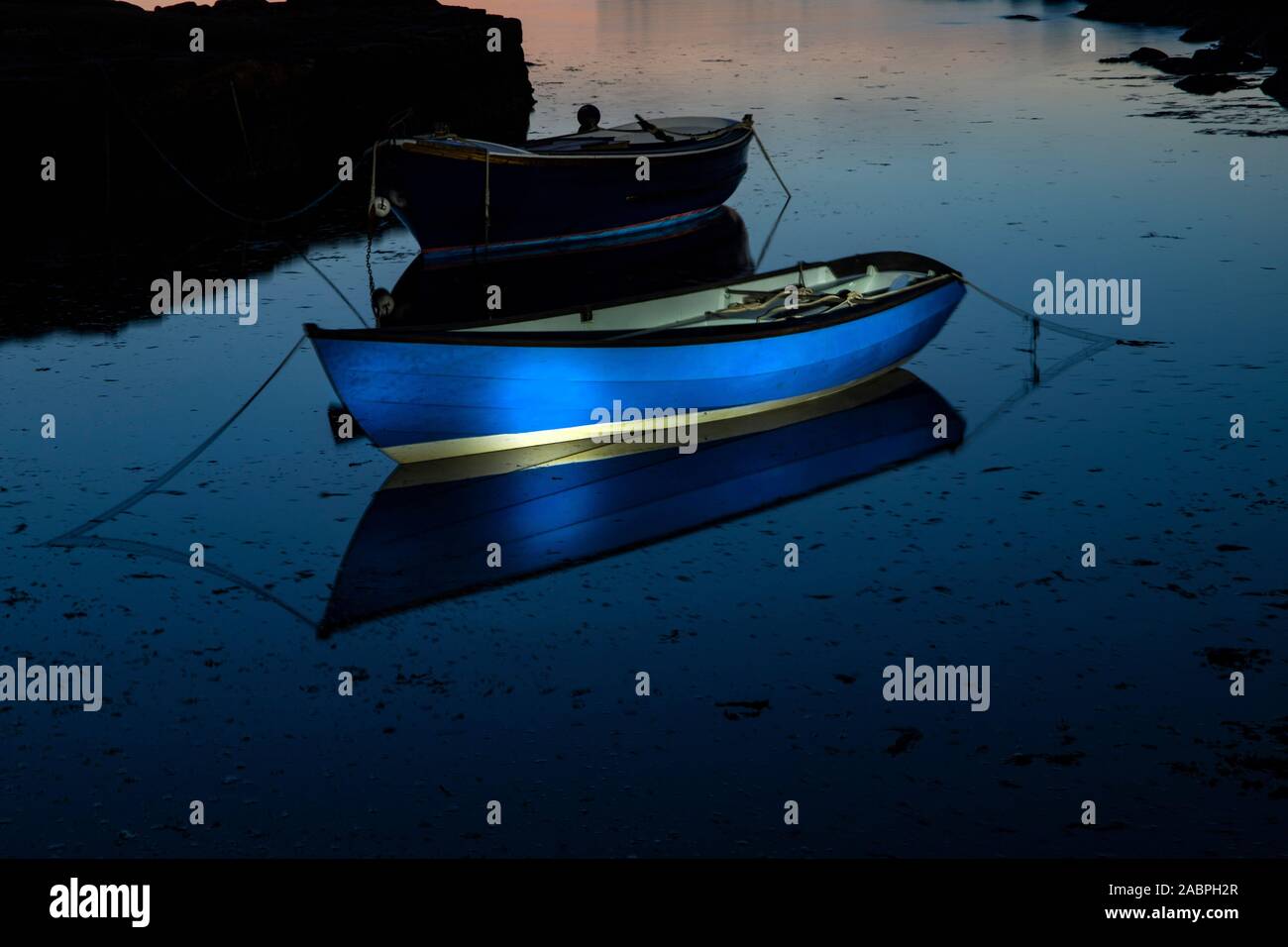 Leichte Formen auf Elemente in der Landschaft Stockfoto