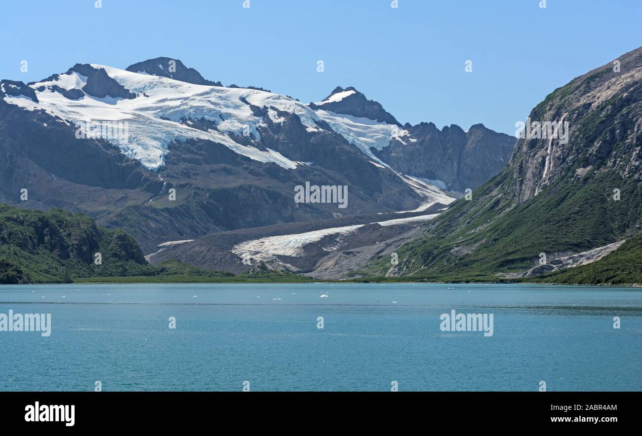 Südwesten Gletscher in der Wildnis von Alaska Kenai Fjords National Park Stockfoto