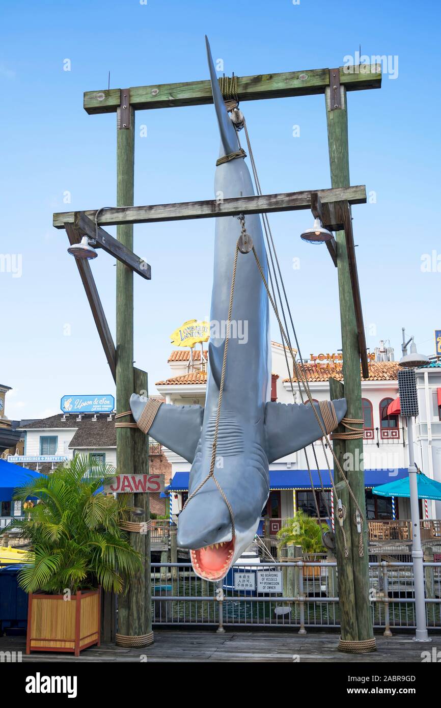 Backen bei Universal, JAWS Attraktion, Universal Studios Resort, Orlando, Florida, USA Stockfoto