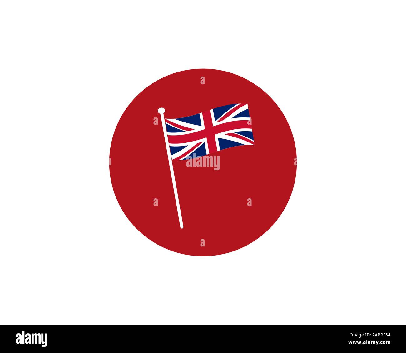 Großbritannien Flagge. Offizielle Flagge des Vereinigten Königreichs. Vector Illustration. Stock Vektor