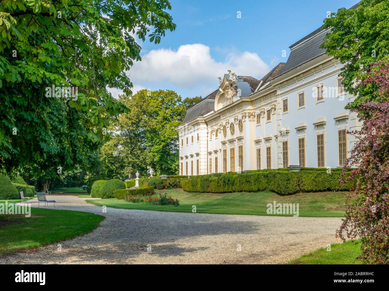 Schloss Halbturn rund um Neusiedl am See im Burgenland in Österreich Stockfoto