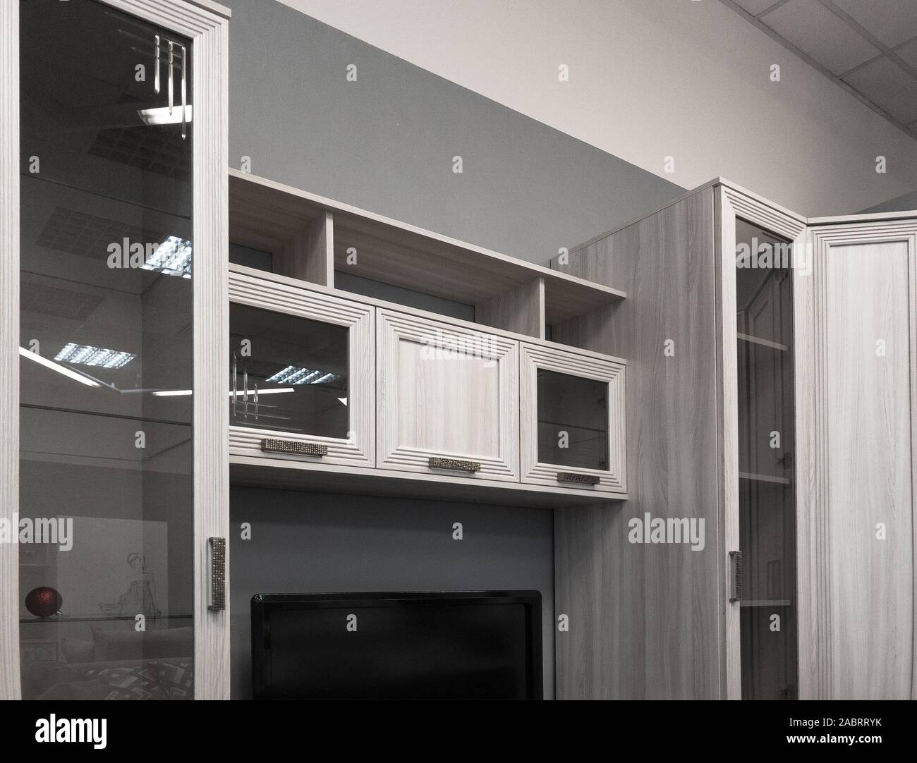 Das Wohnzimmer Möbel einstellen Stockfoto