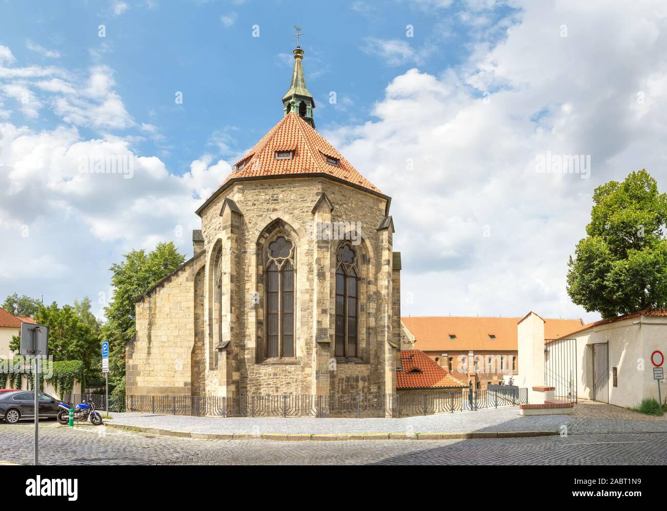 Kloster der heiligen Agnes von Böhmen. Prag, Tschechische Republik. Stockfoto