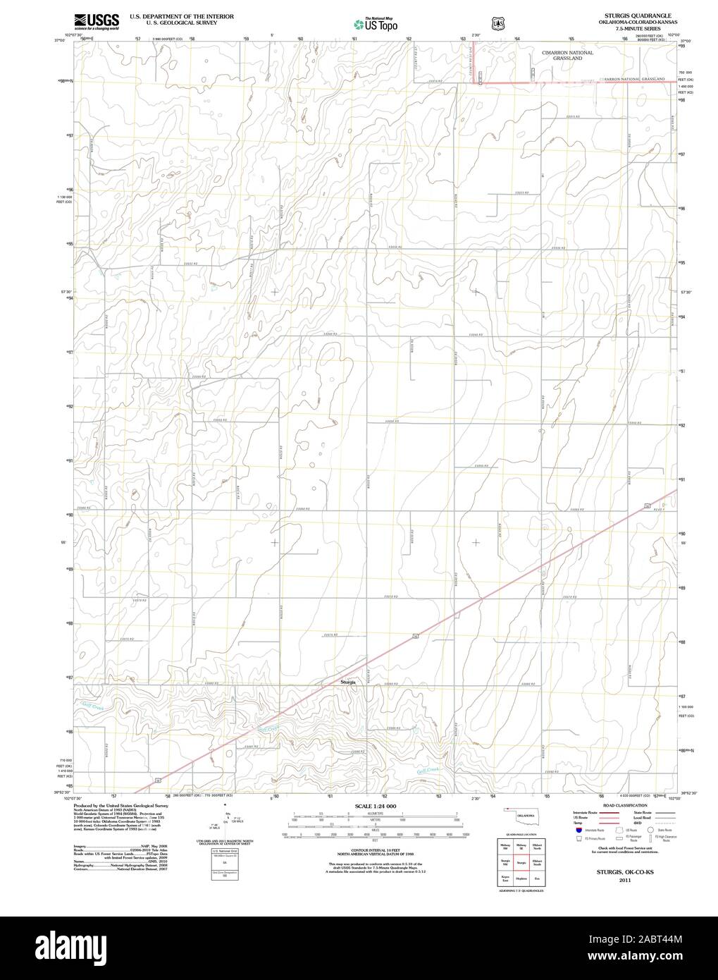 Karte von sturgis Fotos und Bildmaterial in hoher Auflösung Alamy