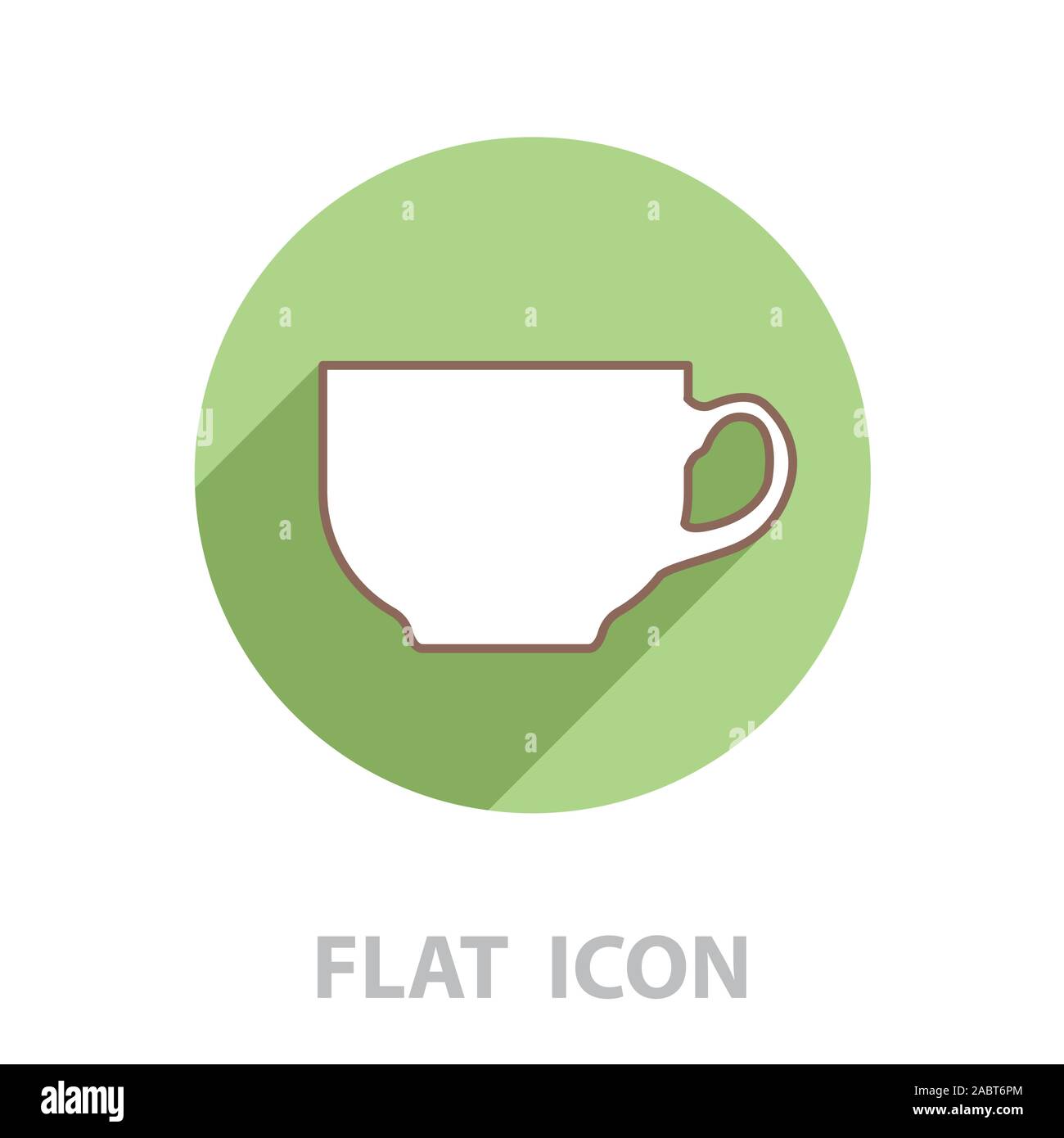 Kaffee Tasse Symbol Leitung Stock Vektor