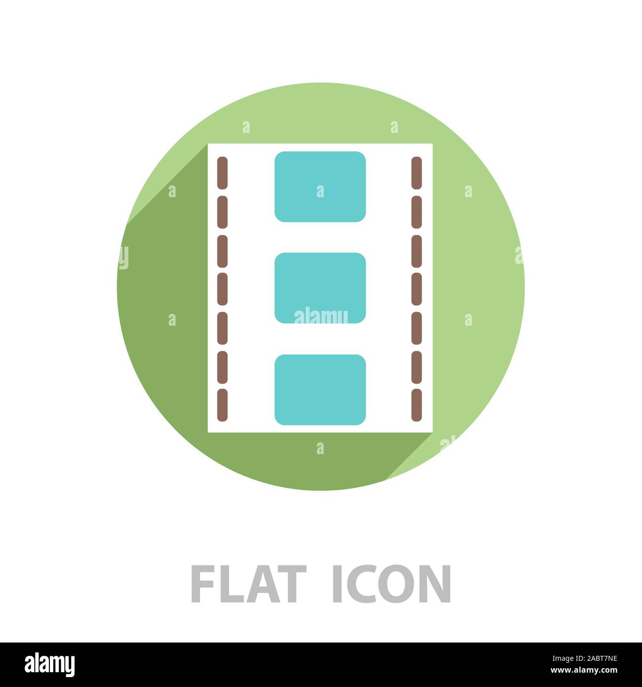 Vector Illustration von isolierten Film Stock Vektor