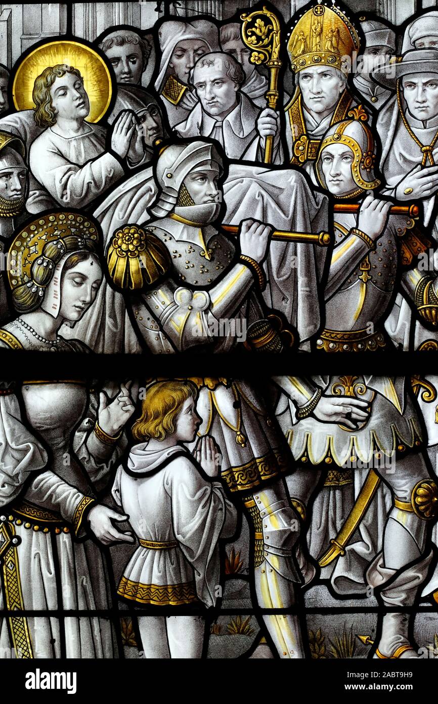 Die Basilika Notre Dame de Beaune. Saint Floscel. Beaune. Frankreich. Stockfoto