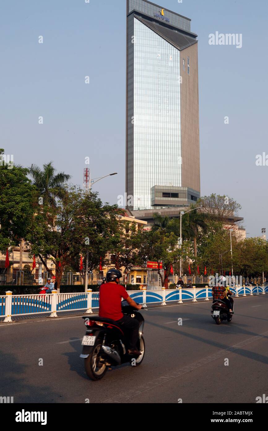 Luxus 5 Sterne Vin Pearl Hotel. Farbton. Vietnam. Stockfoto