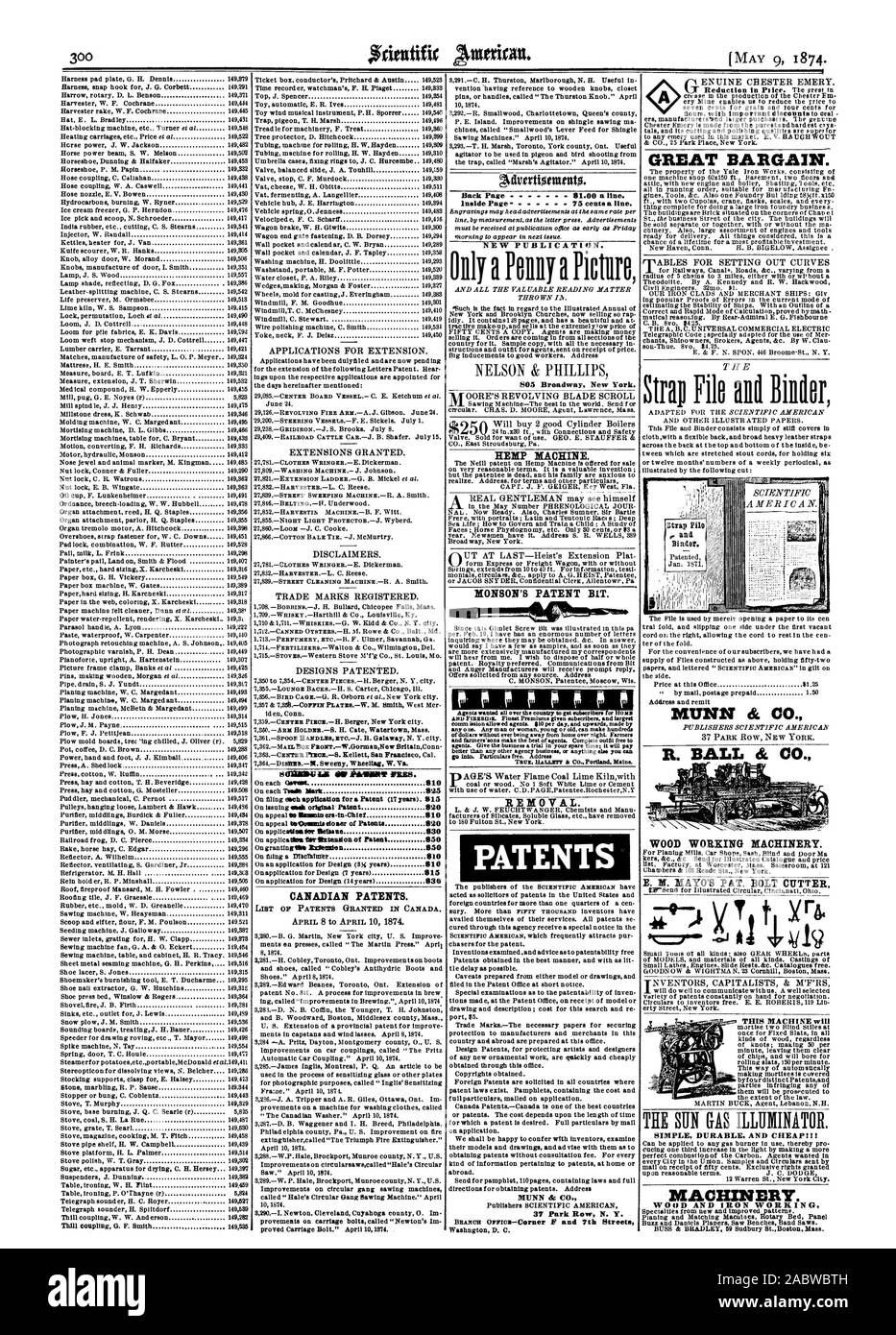 Kanadische Patente. inside Seite 75 Cents pro Zeile. Neue Publikation. Nur ein Pony ein Bild 805 Broadway New York HANF MASCHINE IdONSON'S PATENT BIT. PPIIPPIPP Comm Läsion ermöglichen ed-Agenten. 10 $ pro Tag und nach oben durch jedermann. M eine oder Frau, jung oder alt machen kann hundre & und ons den Bauern machen den Beat von Agenten. Komplettes Outfit sich auf Agenten. Die Unternehmen geben ein Versuch in ihrer Freizeit; Es wird besser als jede andere Agentur Business oder etwas anderes können Sie Ausbau zahlen. Patente MUNN & CO 37 Park Row N.Y. Waahngton DC SCHNÄPPCHEN. Gurt Datei aml Bffilor' III n sisomis; ISI e und MUNN Ti Stockfoto