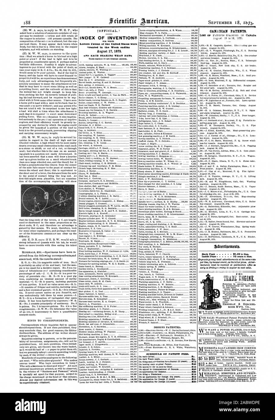 Kanadische Patente. Liste Der Patente In Kanada Inside Seite 75 Cent Eine  Linie Gewährt. Mir Handel Motor. Index Der Erfindungen Lettere Ohnmächtig  Der Vereinigten Staaten Waren In Der Woche Gottähnlichen Ochedule Von