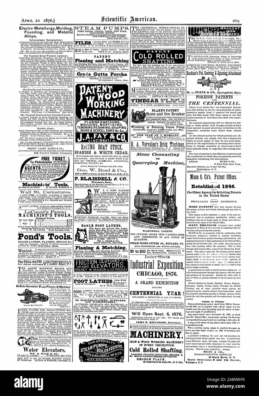 Gründung und metallischen Legierungen. Maschinisten "Werkzeuge DER MASCHINIST TOOLS reduzierte Preise. Der Teich Tools. Kostenlose PICKET HOBELN & PASSENDE MOLDING VERZAPFENDEN TENONINGRESAWINGSHAPING EAGLE FUSS DREHMASCHINEN NIEDRIG ODER N ALTEN GEROLLT SHAFTING. Essig, WIE MADE IN BLAKE'S PATENT ruinieren oder Ablassen von Dampf Pumpe Fuß Bohren Pressen. Zu ELEKTRO-Http://chromitierung.surtec.com Juweliere und Uhrmacher. 8 iftt FUSS DREHMASCHINEN ausländische Patente Gegründet 1846. in den Vereinigten Staaten., Scientific American, 1876-04-22 Stockfoto