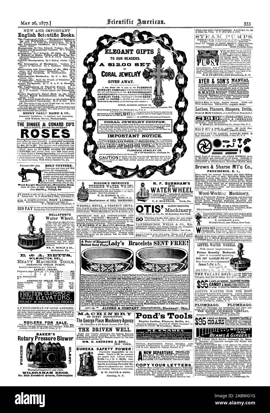 33 M.M.I SS WILMINGTON, Del. Schweren WERKZEUGMASCHINEN COMPOUND DAMPF PUMPEN. Preisbeispiele. COMPOUND DAMPF PUMPEN. BAKER'S Rotary Druck Gebläse' TATILABRA. EIA 1 M BROS. Ito. 2318 Praukford Avenue; Philadelphia; J.E.BDERKP. O. Box 979 BostonMass der angetrieben. NEW YORK. EUREKA SICHERHEIT MACHT! Der Teich Tools FOTOGRAFISCHE APPA. RATUS & CHEMIKALIEN $ einen Mund und Tom. SALECIIHN WOLLTE PLUMBAGO. PLUMB VOR. Der EAGLE PLUMBAGO FIRMA Uwchland Chester Co., Pa. RISDON VERBESSERTE TURBINE WASSERRAD T. H. RISDON & Co Hersteller von MÜHLE MASCHINEN. SIO 1 N. F. BURNHAMS 1 E074 WASSER RAD SICHERHEIT HEBEZEUGE Maschinen Stockfoto